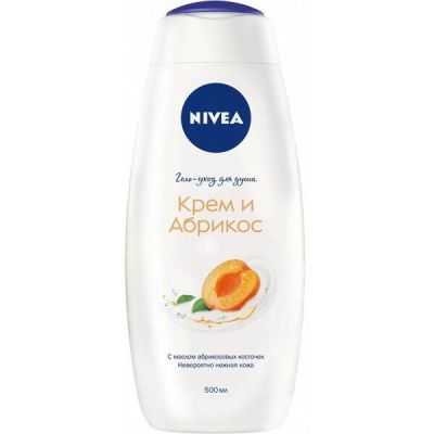 Гель-уход для душа Nivea Крем и Абрикос с маслом абрикосовых косточек 500мл