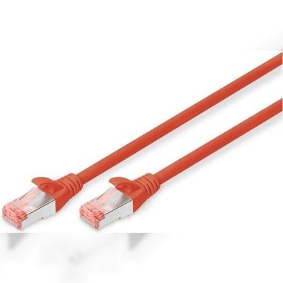 Патч-корд DIGITUS CAT 6 S-FTP, 2м, AWG 27/7, LSZH, красный