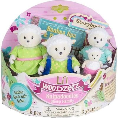 Набор фигурок Li'l Woodzeez Семья Овечек (6159Z)