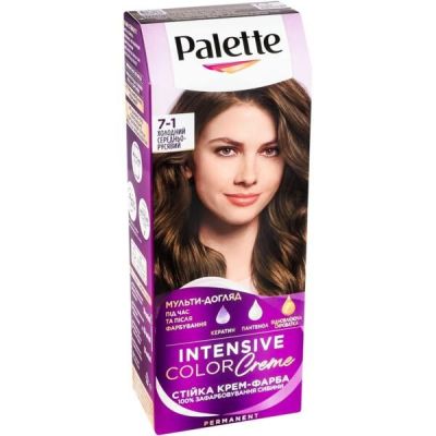 Устойчивая крем-краска Palette ICC C6 Холодный средне-русый