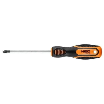 Отвертка Neo Tools, крестовая, PZ2 x 100 мм, CrV