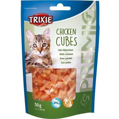 Лакомство для котов Trixie PREMIO Chicken Cubes куриные кубики 50гр