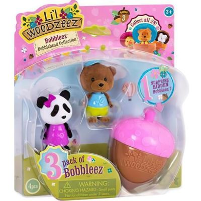 Игрушка Lil Woodzeez Bobblehead Серия 3. 3 единицы (63100Z)