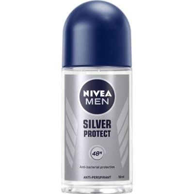 Дезодорант-антиперспирант Nivea Men Silver Серебряная защита с ионами серебра Шариковый 50мл