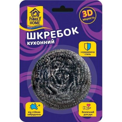 Скребок кухонный Family Home 3D прочность 1шт
