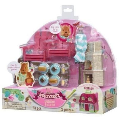 Игровой набор Lil Woodzeez Терраса и камин (6170Z)