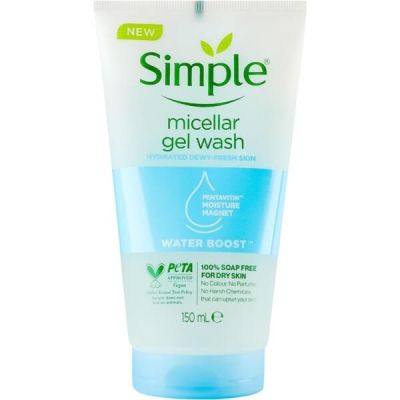 Гель для умывания мицеллярный Simple Water Boost Micellar Facial Gel Wash 150мл