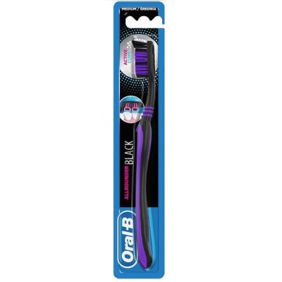 ORAL-B Зубная щетка Всесторонняя Чистка Черная 40 Medium 1шт