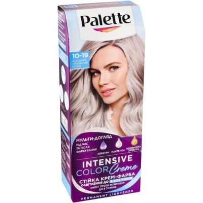Устойчивая крем-краска Palette ICC 10-19 Холодный светлый блонд