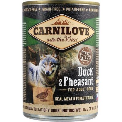 Консерва для собак Carnilove Dog 400г с уткой и фазаном