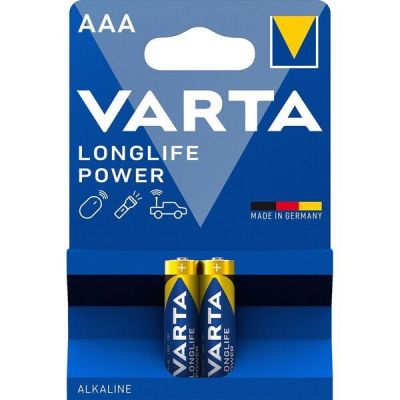 Батарейка VARTA LONGLIFE Power alkaline AAA BLI 2 (04903121412)
