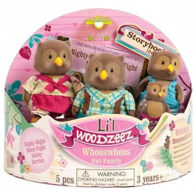Набор фигурок Lil Woodzeez Семья Сов (6007M)