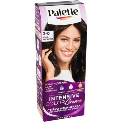 Устойчивая крем-краска Palette ICC N-2 Темно-каштановый