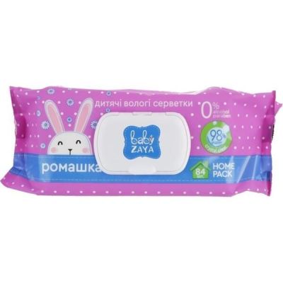 Влажные салфетки Baby Zaya Ромашка 84шт