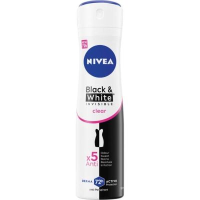 Дезодорант-антиперспирант Nivea Невидимая Защита для черного и белого Спрей 150мл