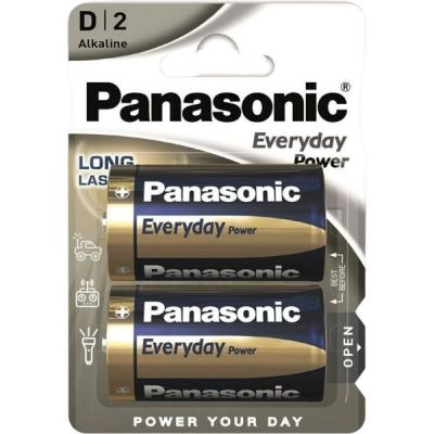 Батарейка Panasonic Everyday Power D BLI 2 (LR20REE/2B)