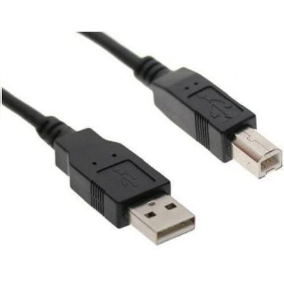 Кабель DIGITUS USB 2.0 (AM/BM) DIGITUS 1.8м Black/Черный, bulk (AK-300102-018-S)