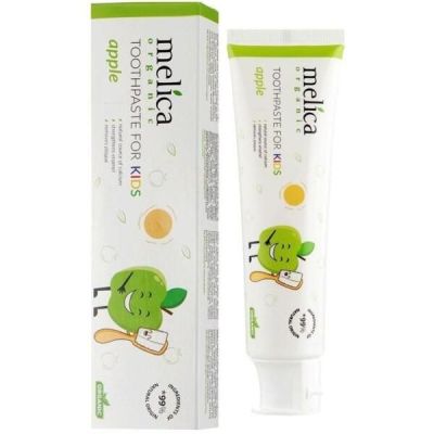 Melica organic зубная детская паста со вкусом "яблоко" 100мл