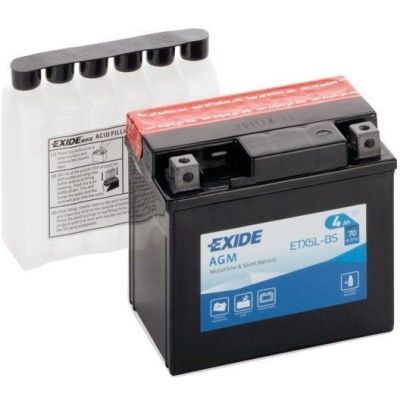 Автомобильный аккумулятор Exide 4Ah-12v AGM, R+, EN70 (5237607315)