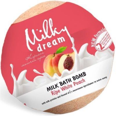 Бомба для ванн молочная Milky Dream Спелая клубника 100г