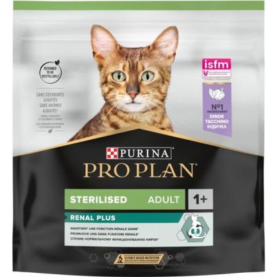 Сухой корм для стерилизованных кошек Purina Pro Plan Cat Sterilised с индейкой, 400 г
