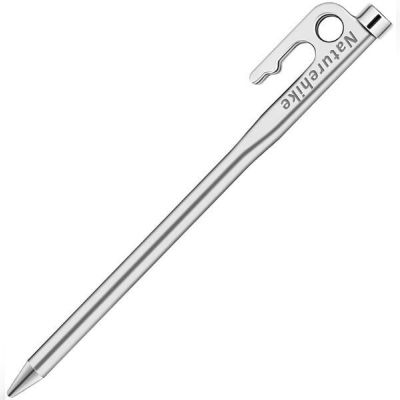 Колышек стальной Naturehike NH19PJ014, 25 см, серый