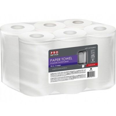 Бумажные полотенца целлюлозные Pro service Comfort 2 слоя 6шт