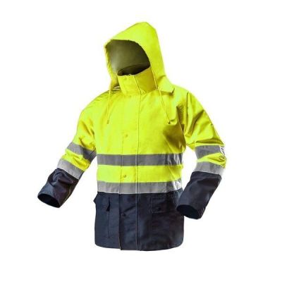 Куртка рабочая Neo Tools повышенной видимости, Oxford 300D , желтая, размер L