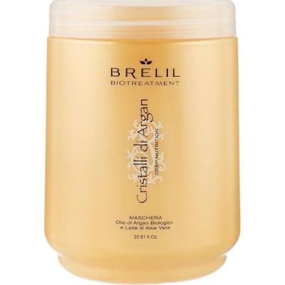 Маска для волос глубокого восстановления Brelil Bio Traitement Beauty с маслами арганы и алоэ 1л