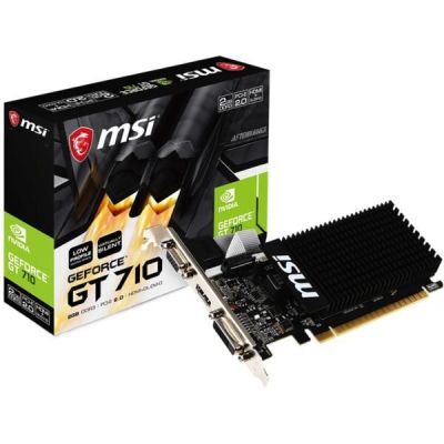 Видеокарта MSI GeForce GT 710 2GB GDDR3 LP (912-V809-3814)