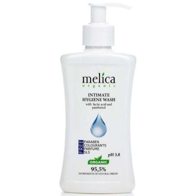 Melica Organic Средство для интимной гигиены с молочной кислотой и пантенолом, 300 мл