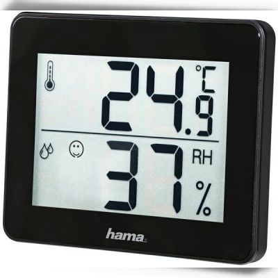 Термометр/гигрометр Hama TH-130 Black