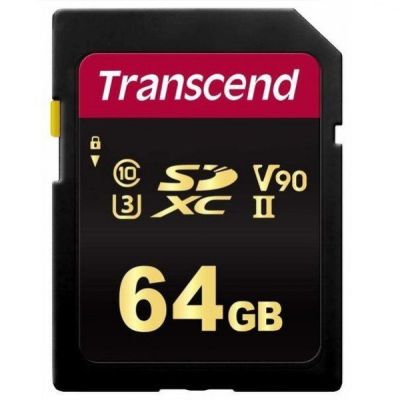 Карта памяти Transcend SDHC 64GB C10 700S UHS-II U3 V90 R285/W180 MB/s 4K (TS64GSDC700S)