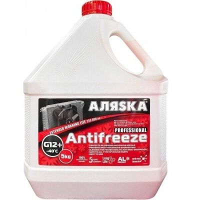 Антифриз Аляsка Antifreeze -40°C Красный 5л/4,9кг (4802648031) (5527)