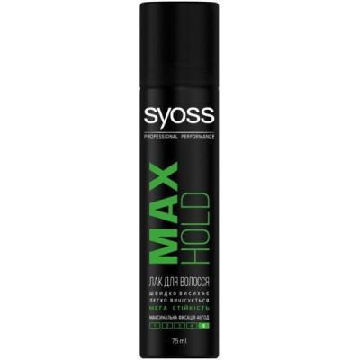 SYOSS Мини-лак Max Hold 75мл