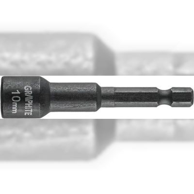 Головка торцевая GRAPHITE, ударная с магнитом, 10 мм (56H552)