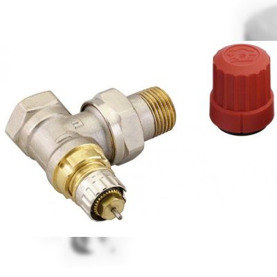 Радиаторный клапан угловой Danfoss RA-N 15 термостатический, вх.1/2" - вых.1/2" (013G0013)