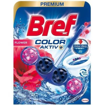 Bref Туалетный блок Цветная вода Цветочная Свежесть Твердый