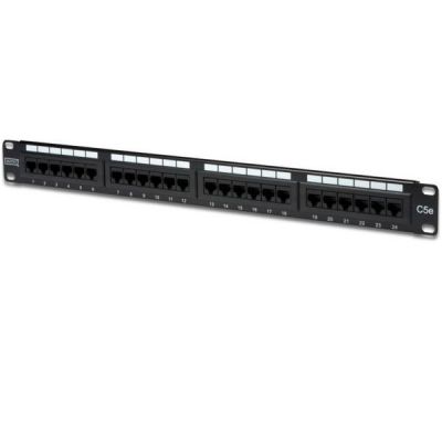 Патчпанель DIGITUS 19" 1U, 24 порта,5e UTP (DN-91524U)