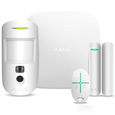 Комплект охранной сигнализации Ajax StarterKit Cam, белый
