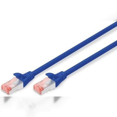 Патч-корд DIGITUS CAT 6 S-FTP, 5м, AWG 27/7, LSZH, синий