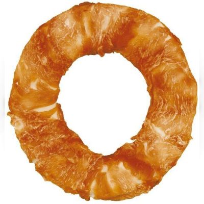Лакомство для собак Trixie DentaFun Жевательное кольцо для чистки зубов с курицей 20см/225г