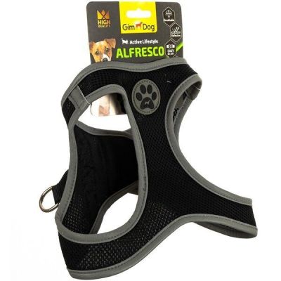 Шлей для собак GimDog Alfresco L неопрен 47-50 см черная