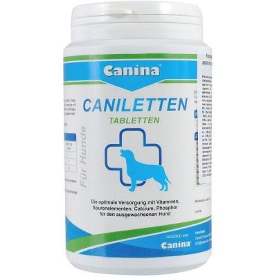 Витамины комплекс для взрослых собак Canina Caniletten 300 г 150 таблеток