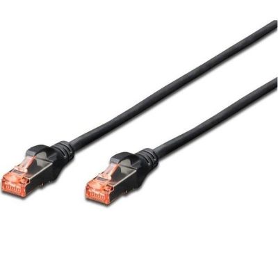 Патч-корд DIGITUS CAT 6 S-FTP, 2м, AWG 27/7, LSZH, черный (DK-1644-020/BL)