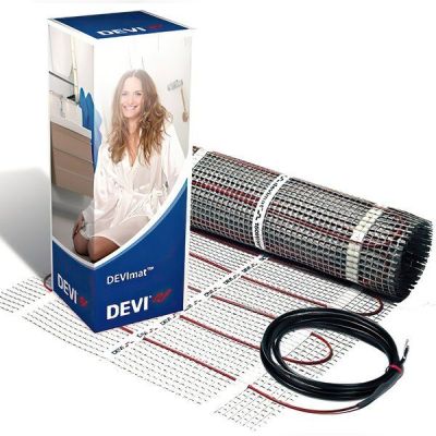 Теплый пол DEVI Comfort двухжильный нагревательный мат DTIR-150 10 м2