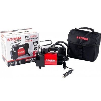 Компрессор Storm Big Power Autostop 10Атм 37л/мин 170 Вт Автостоп (20320) (5905325500295)