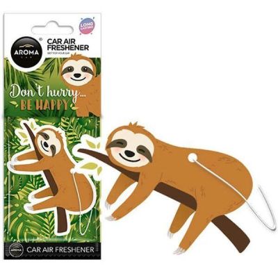 Ароматизатор воздуха Aroma Car Cellulose Animals - Sloth Daisy (83401) (5902846834014)