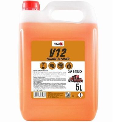Очиститель Nowax для поверхности двигателя V12 Engine Cleaner 5л. концентрат 1:10 (NX05142)