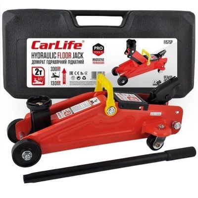 Домкрат Carlife Гидравлический (Подкатной) 2т. 130-330мм (FJ575P)